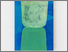 [thumbnail of Exhibition Installation- Painting by Gary Simmonds Green-blue]