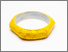 [thumbnail of Bangle(re)create 6 - Wood, paint, yellow surge and beads]